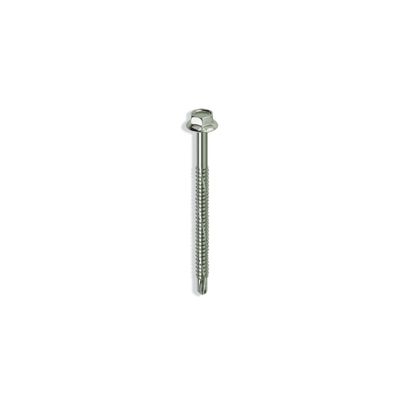 Coach autoperforante for Iron '943' Hex Head with Collar, Galvanised Yellow. for Fixings of Covers. - Image 1