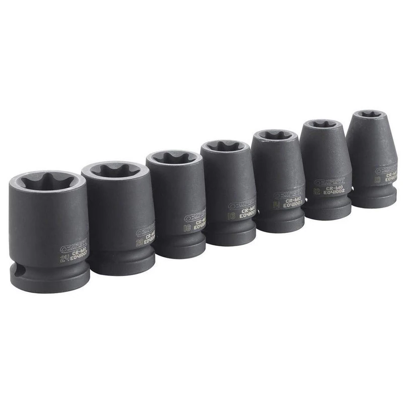 'Expert e041605 – Set of 7 Glasses Impact 1/2 Torx