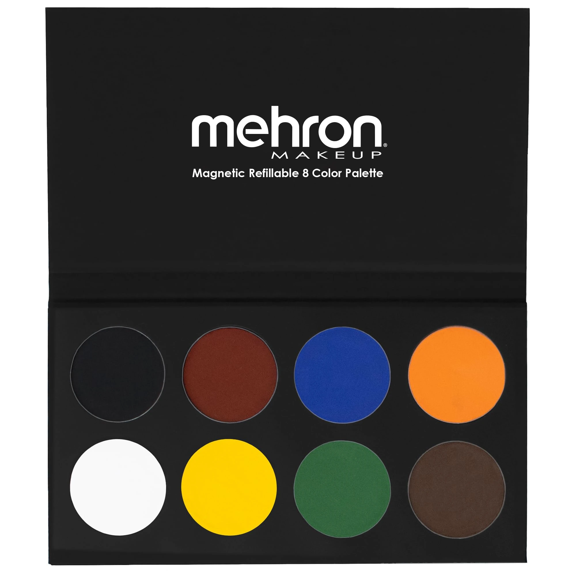 Mehron Makeup Paradise AQ Face & Body Paint 8 Color Palette I Basic Palette I Face, Body SFX Makeup Palette I Perfect for Fancy Dress, Parties, and Cosplay