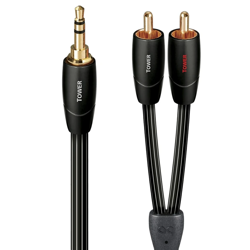Audioquest Tower 3.5mm Jack To RCA Cable - 3.0 Metre