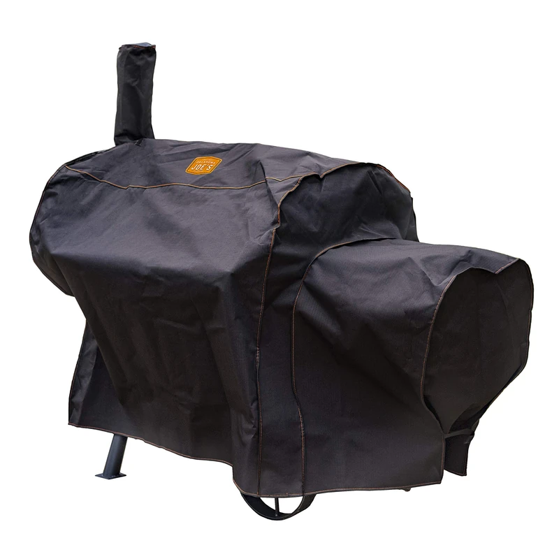 Oklahoma Joe's Longhorn Offset Smoker Cover, Black - Image 1