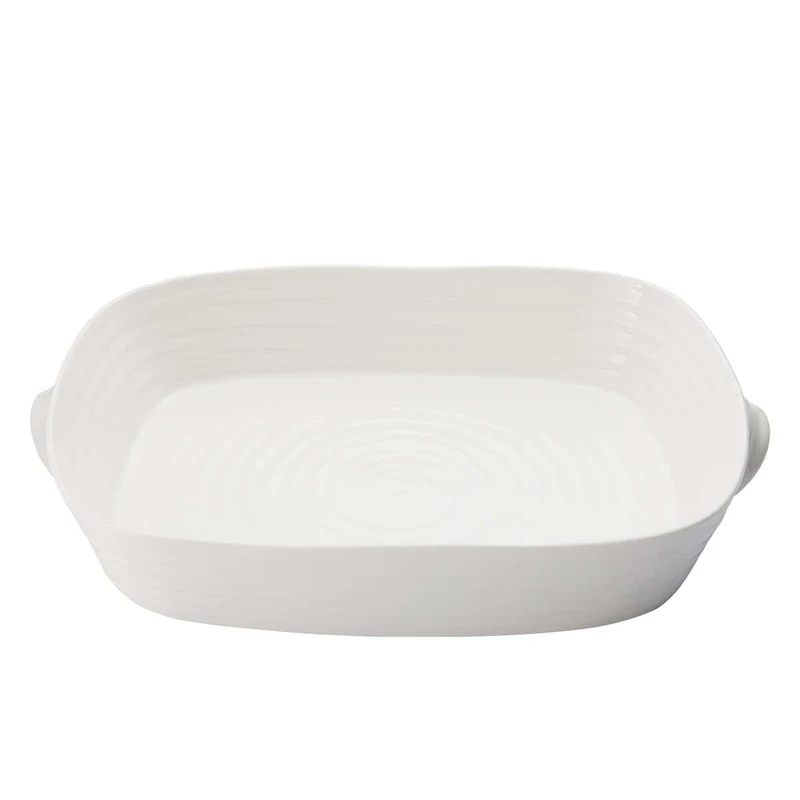 Portmeirion Sophie Conran - Handled Roasting Dish 36x28cm - White - Image 1