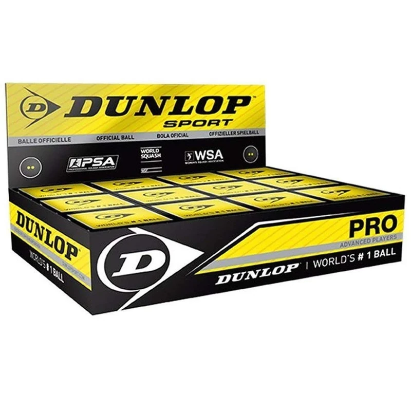 Dunlop Pro Squash Ball Squash Ball Box 12