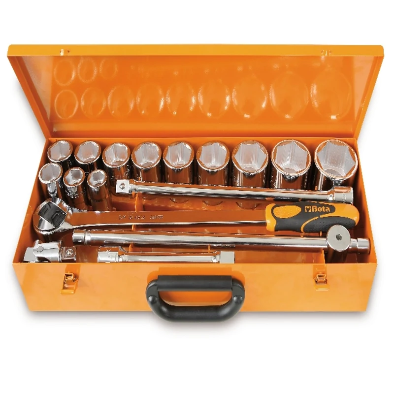 Beta 9280968 928 As/C12-12 Hexagon Sockets + 5 Acces.