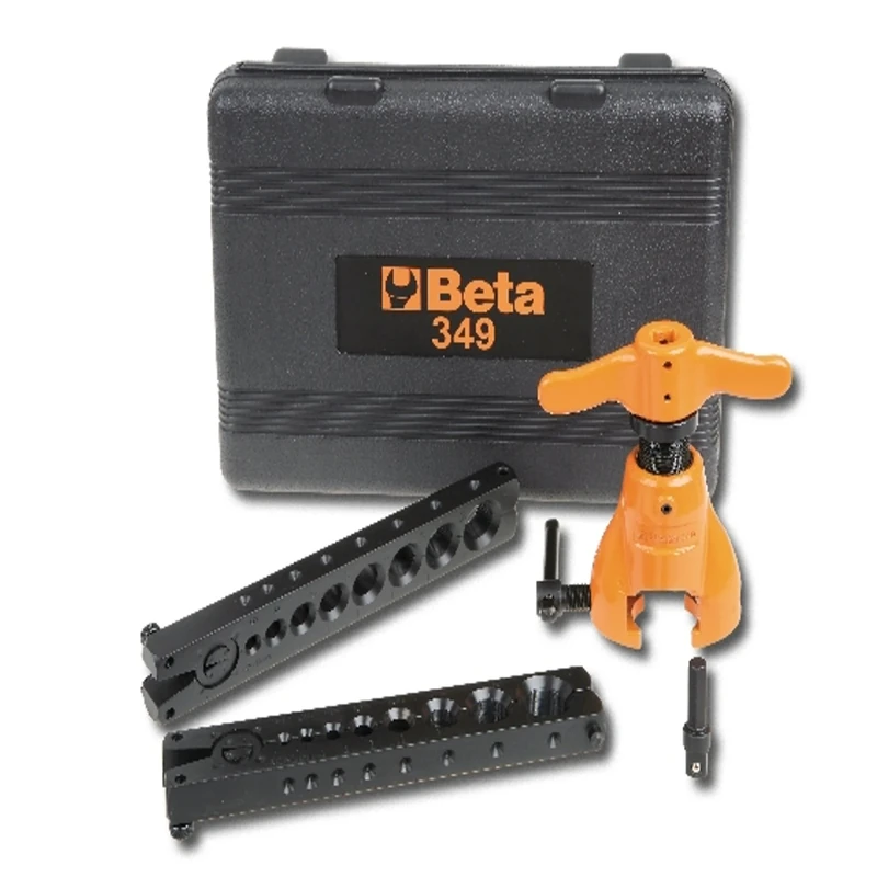 Beta 3490001 Model 349 Tube Flaring Tool with Clutch for Copper & Light Alloy Pipes in Case