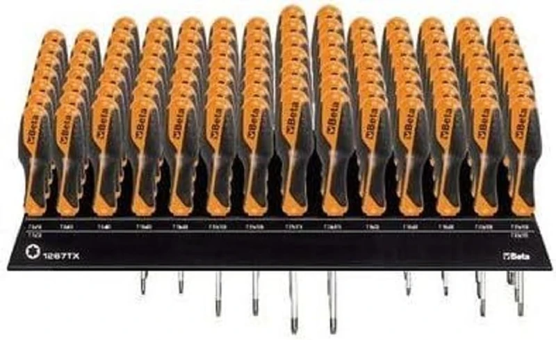 Beta 12630590 Model 1263 /E62 Wall-mounted Display with 62 Screwdrivers