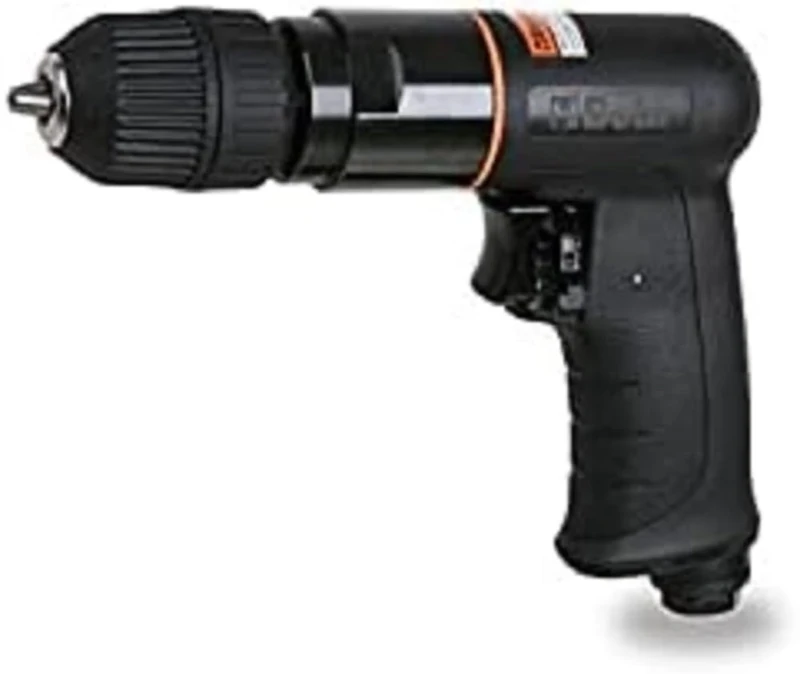Beta 19310010 Model 1931 Cd10 Reversible Air Drill, 10mm Cap Chuck, 1/4" Gas, 10mm Bore Hose