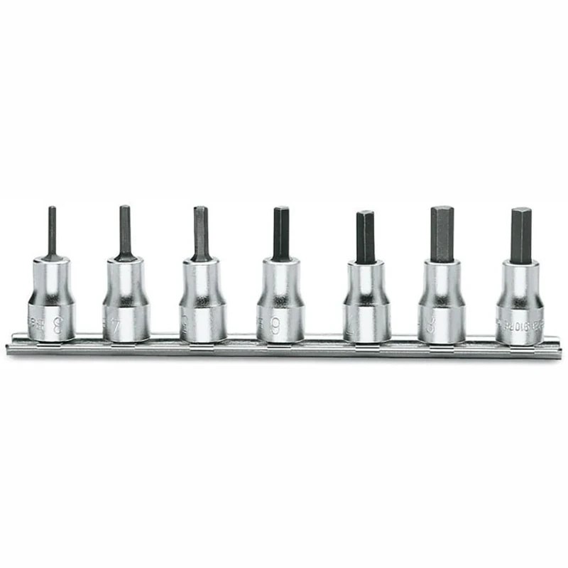 Beta 9100503 Model 910 PE/SB7 Hexagon Bit Socket Driver for item 910pe On Support, 3/8 Drive, 7 Pieces