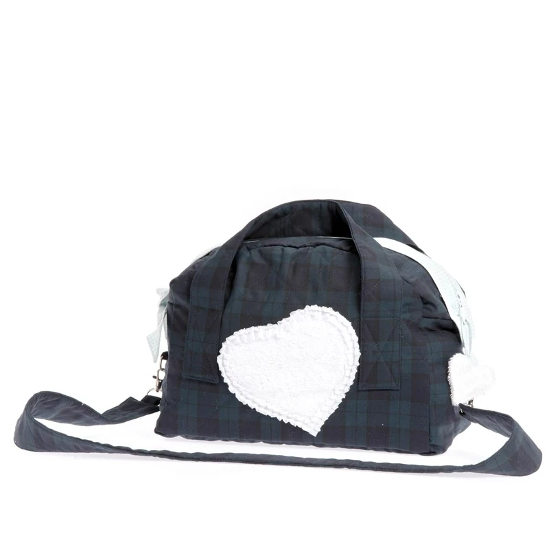 Therese Accessoires College Karo Diaper Bag (50 x 36 cm)