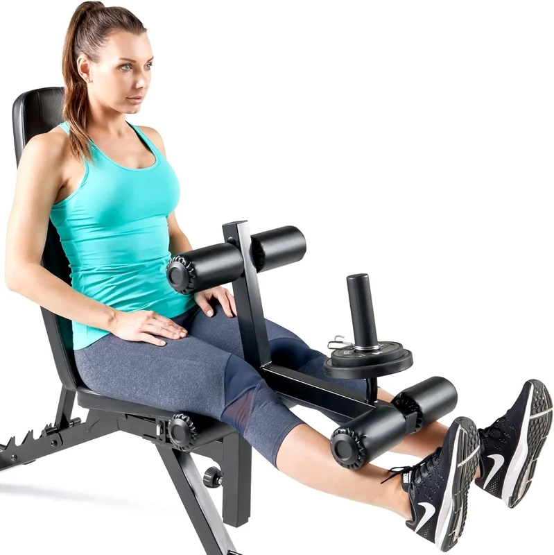 Marcy Adjustable 6 Position Utility Bench with Leg Developer and High Density Foam Padding