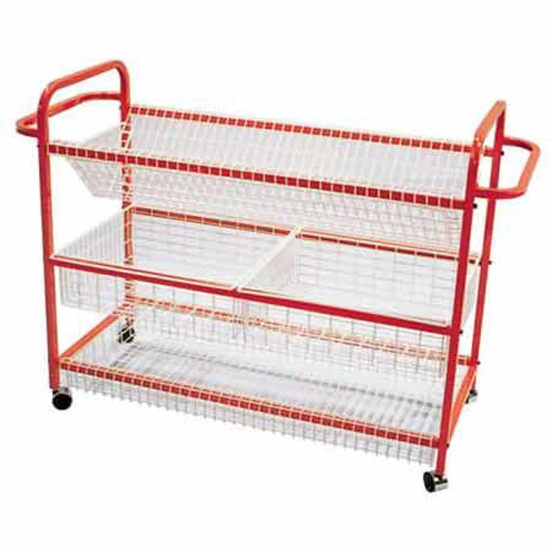 Percussion Plus PP234 Music Trolley System Complete with Wire Shelves - Image 1