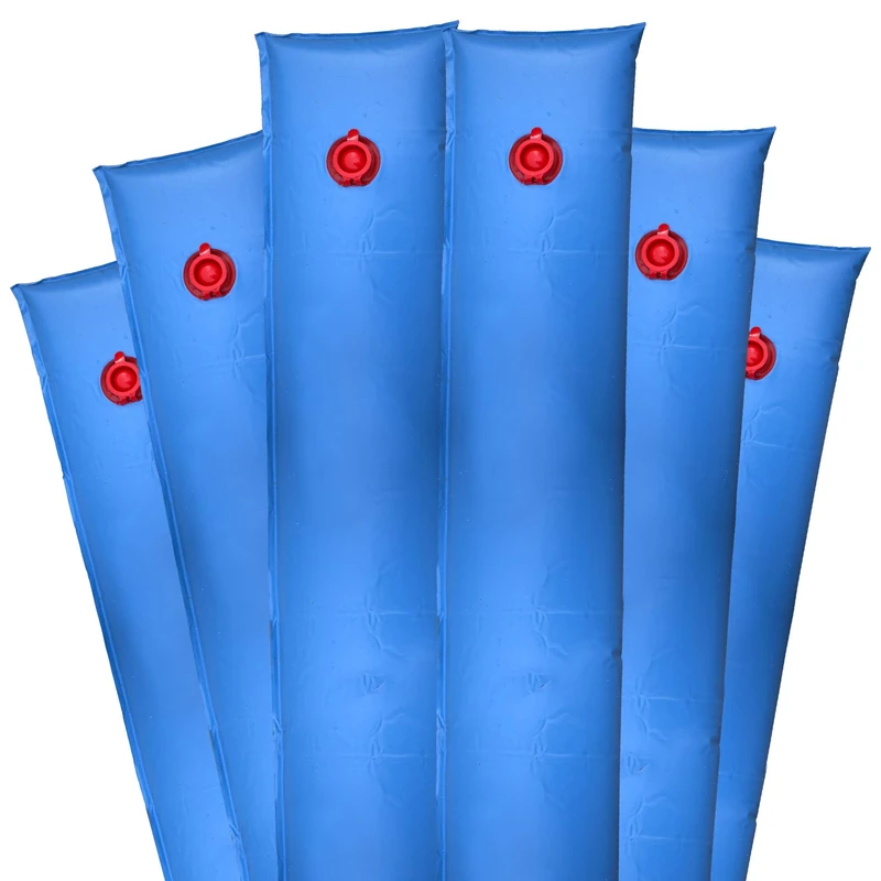 Robelle 3808-20-06 Pool Cover Weights, 6-Pack, 8 ft. Blue Single Chamber, 20 Gauge