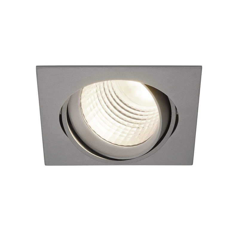 SLV New TRIA DLMI Square Downlight, Silvergrey, 4000K, 60°, Metal - Image 1