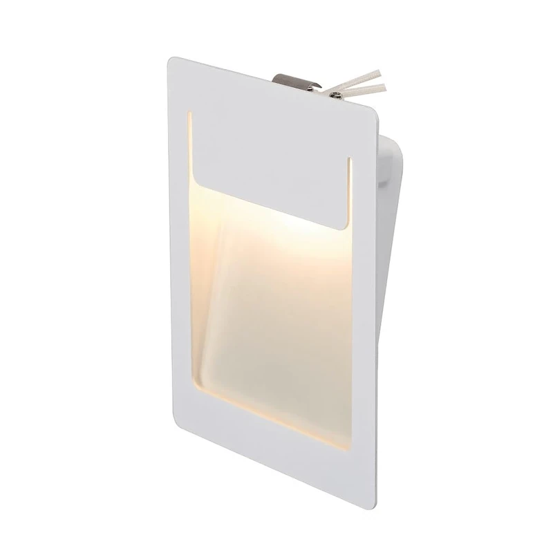 SLV recessed Wall Light DOWNUNDER PUR 155 / Internal Ceiling and Wall Illumination, recessed Light, Wall-Mounted Light, Ceiling Spotlight / 3000K 5.2W 230lm White