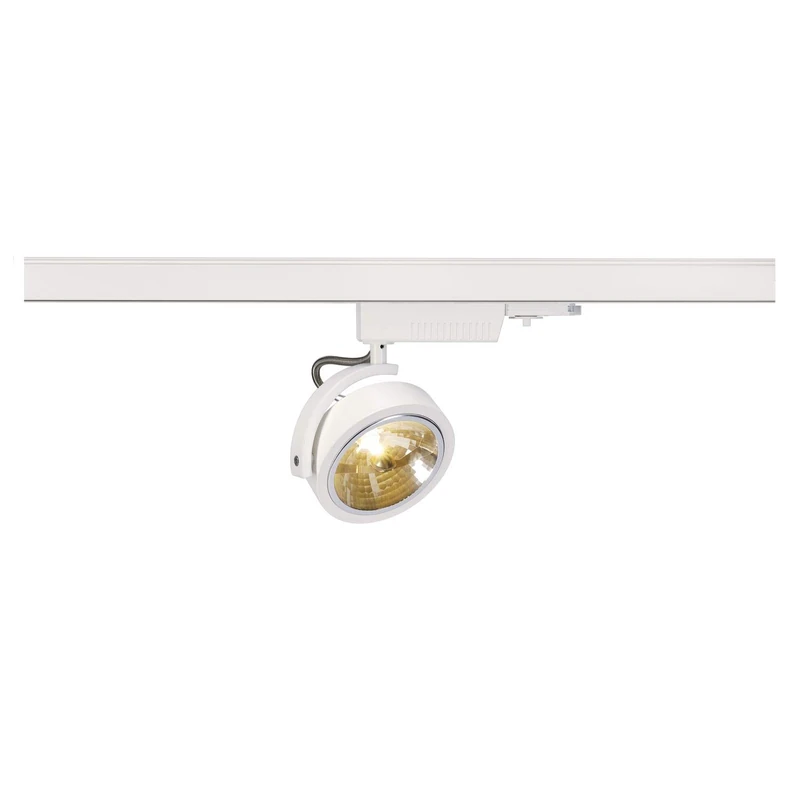 SLV 3-Phase System spot KALU Track/Spotlight, LED spot, Ceiling Spotlight, Ceiling Light, Track System, Interior Lighting / G53 50W White