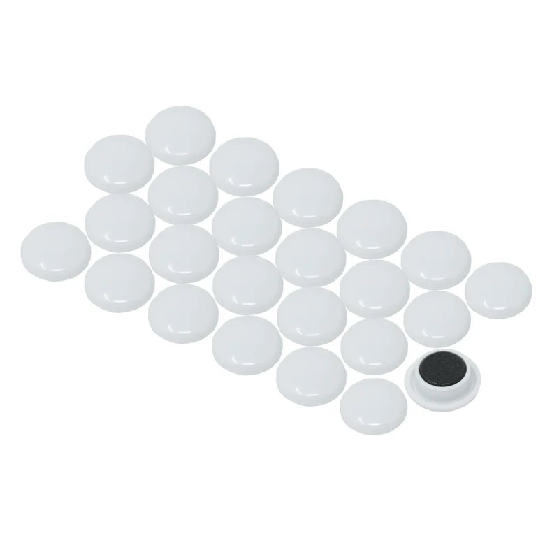 Small White Planning Office Magnets for Fridge, Whiteboard, Noticeboard, Filing Cabinet - Pack of 240