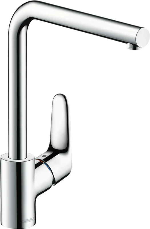 hansgrohe Focus M41 - kitchen tap, 1 spray, kitchen sink tap with spout height 280 mm, kitchen mixer tap with swivel spout, chrome