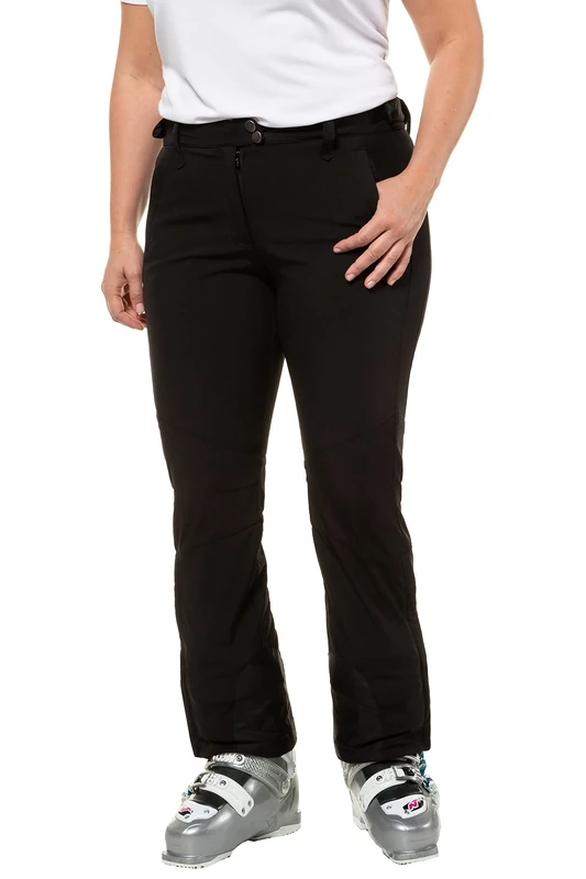 Ulla Popken Women's Softshellhose Snow Trousers, Black, 32W / 32L