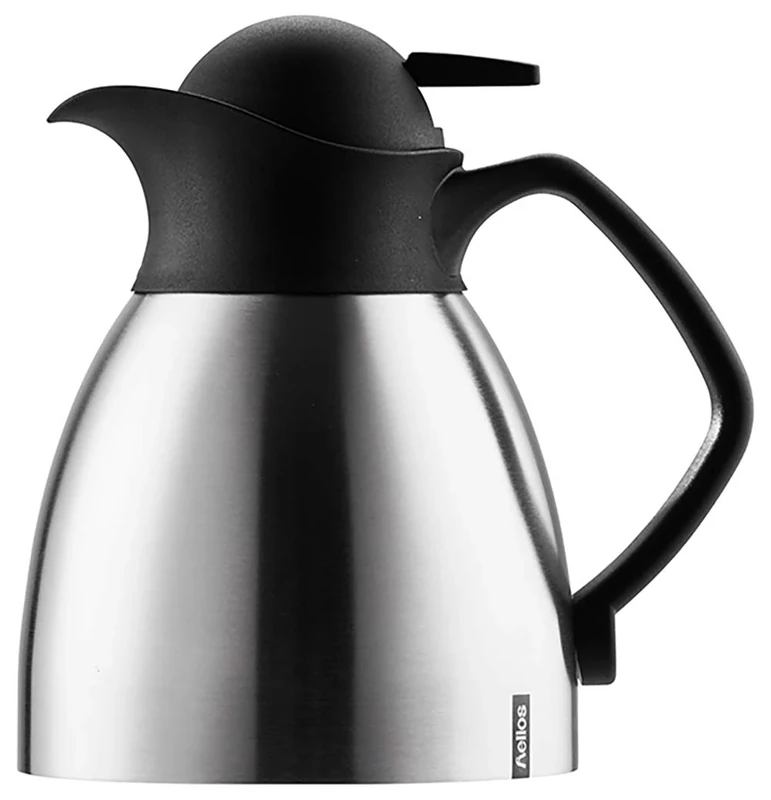Helios Enduro Push Stainless Steel Vacuum Jug 0.6 Litre