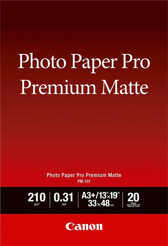 Canon Pro Premium PM-101 - Smooth Matte Photo Paper - 20 Sheet(s)