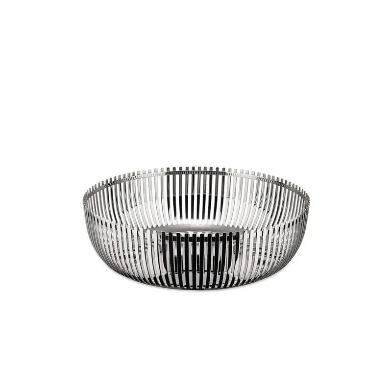 Alessi PCH02/15 - Design Perforated Kitchen Basket, 18/10 Polished Stainless Steel, 15 cm