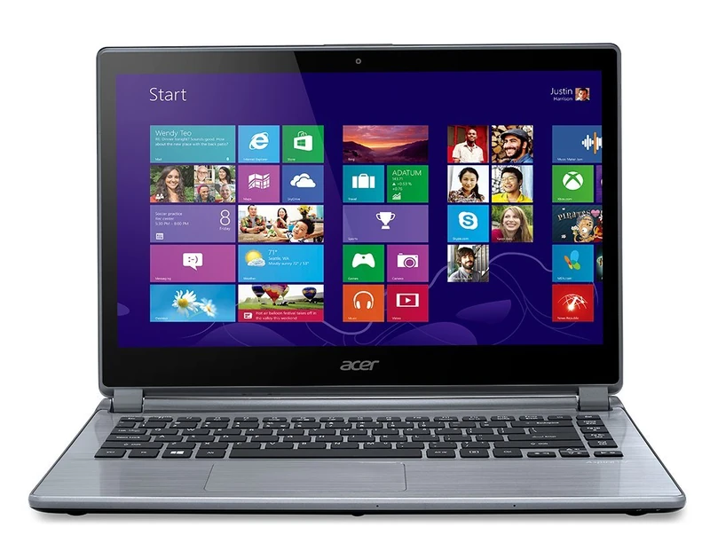 Acer Aspire V5-473 14 inch Notebook (Intel Core i5 4200U 1.6GHz Processor, 4GB RAM, 500GB HDD, LAN, WLAN, BT, Webcam, Integrated Graphics, Windows 8) - Image 1