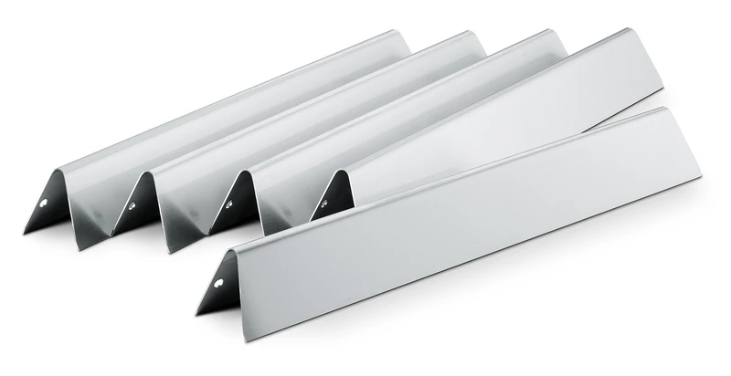 Weber Flavorizer Bars, Stainless Steel, Suitable for Genesis 300 Series with Front Control Knobs (Set of 5)
