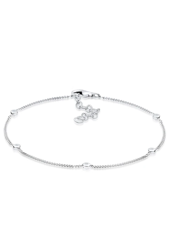 Elli DIAMONDS Bracelet Women Classic with Diamond (0.025 ct.) in 925 Sterling Silver