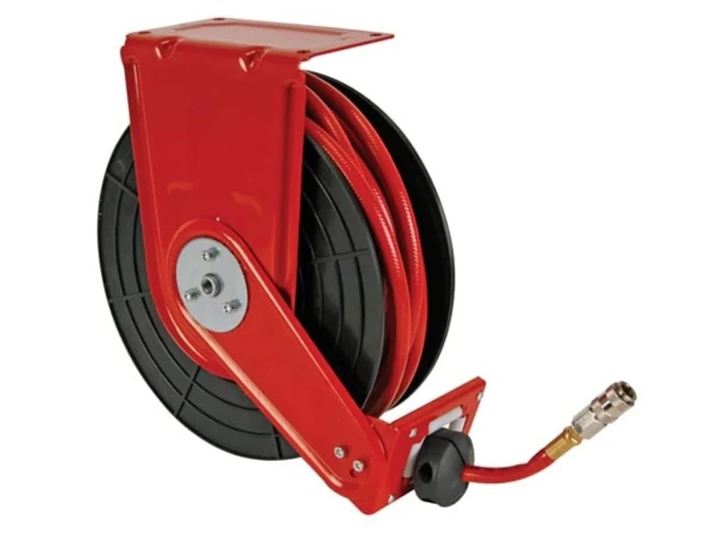 Perel - Metal Air Hose Reel - 15 m Hose