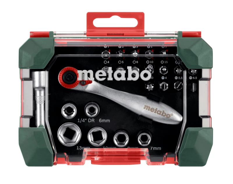 Metabo 626701000 26-Piece Bit and Ratchet Set - Image 1