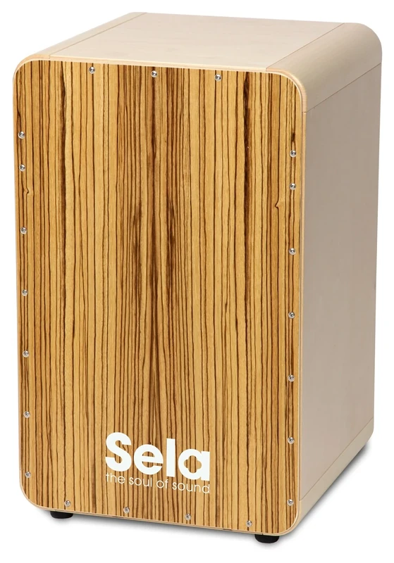 Sela SE 004A CaSela Zebrano High Grade Wood Veneer Snare Cajon