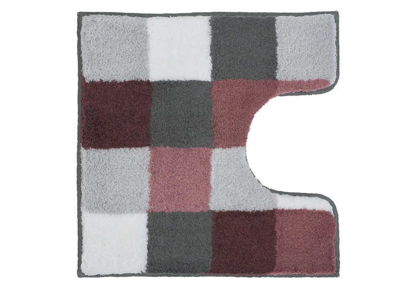 Kleine Wolke "Caro" Pedestal rug, 55 x 55 cm, Old Rose - Image 1
