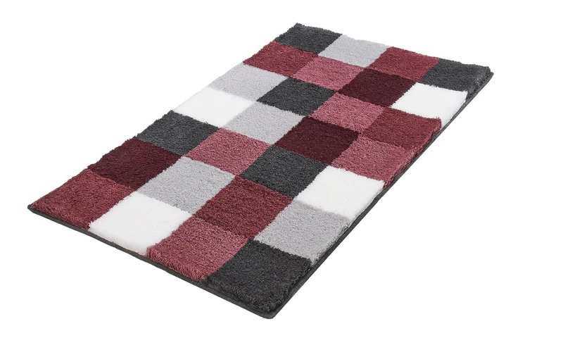 Kleine Wolke "Caro" Bath rug, 70 x 120 cm, Old Rose