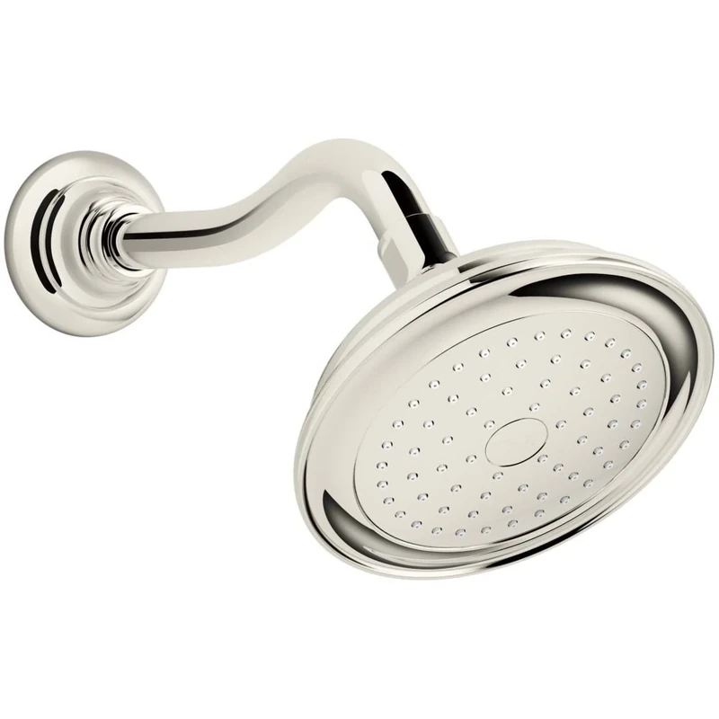 Kohler 72773-SN Artifacts Single-Function 2.5 gpm showerhead with Katalyst Spray, Less Showerarm and Flange, Vibrant Polished Nickel