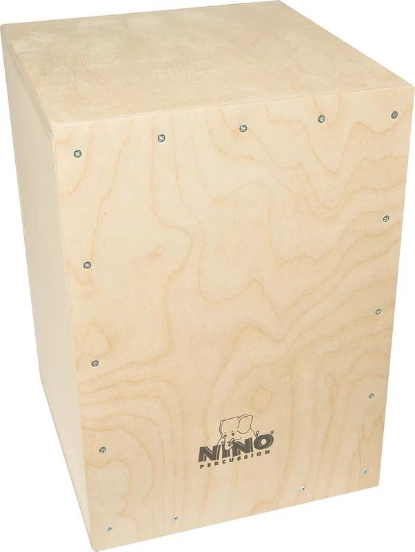 Nino Percussion MYO Cajon Kit - Drum Box for Children from 5 Years for DIY Building - includes Tools - Playing Surface Baltic Birch (NINO951-MYO)