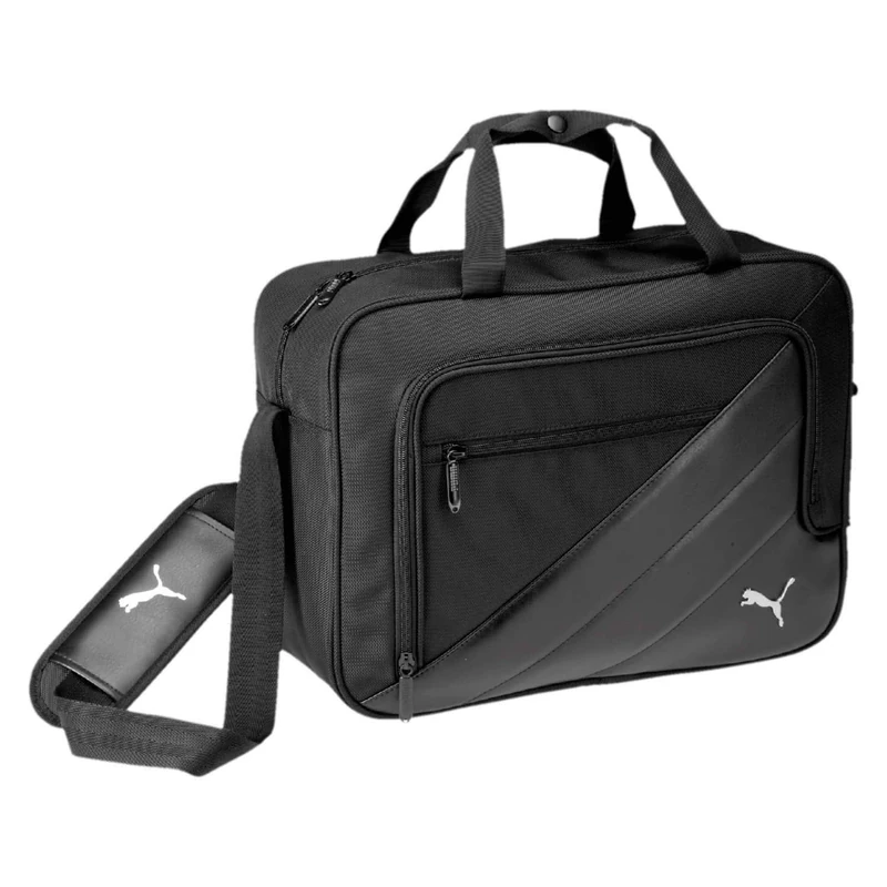 PUMA Unisex's TEAM Messenger Bag, Black, 41 x 30 x 14 cm - Image 1