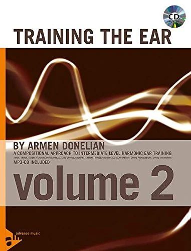 Training The Ear Vol.2 - A compositional approach to intermediate level harmonic ear training - method with mp3 CD - [Language: English] - (ADV 16302)
