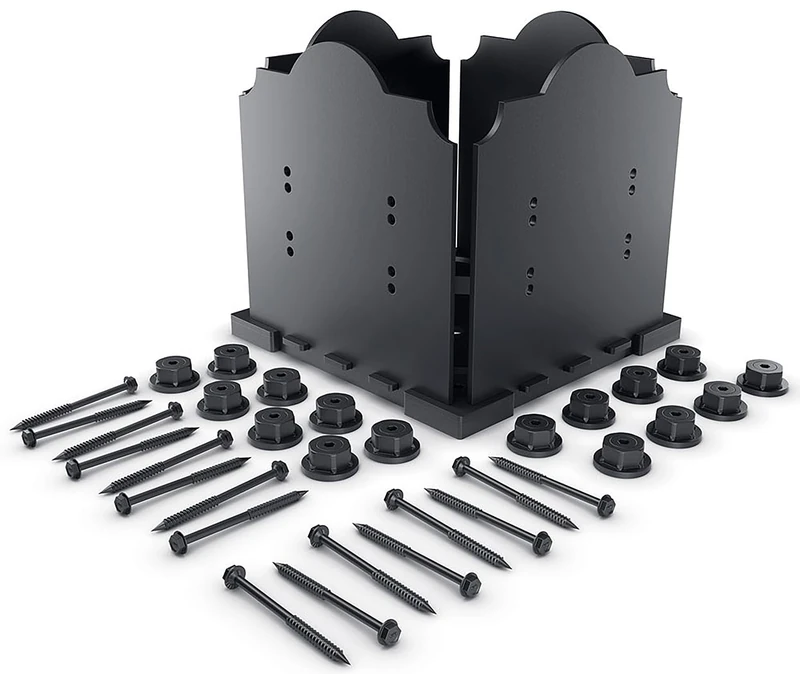 OZCO 56605 Laredo Sunset 10X10 Post Base, (1 per Pack)