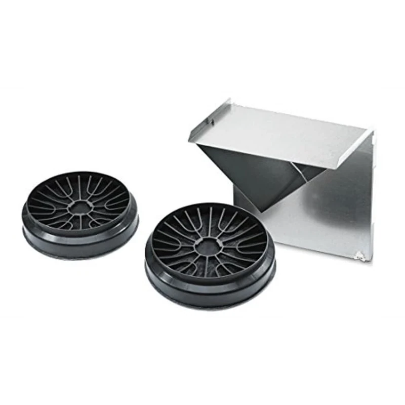Bosch Cooker Hood Accessories Starter Set, DHZ5275, Air Filter, Carbon Filter, 2 Pieces Activated Carbon, Pellet Diverter Valve, Built-in Device, Suitable for DWW09W450, DWW06W450