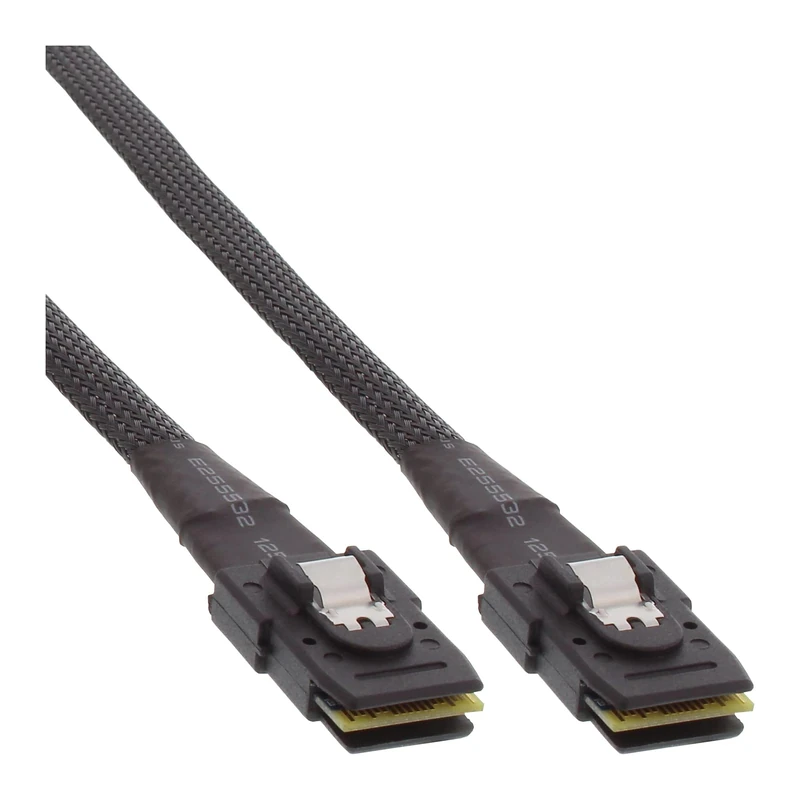 InLine® 27624A connection cable, internal mini SAS SFF-8087 36-pin with side band, 1 m