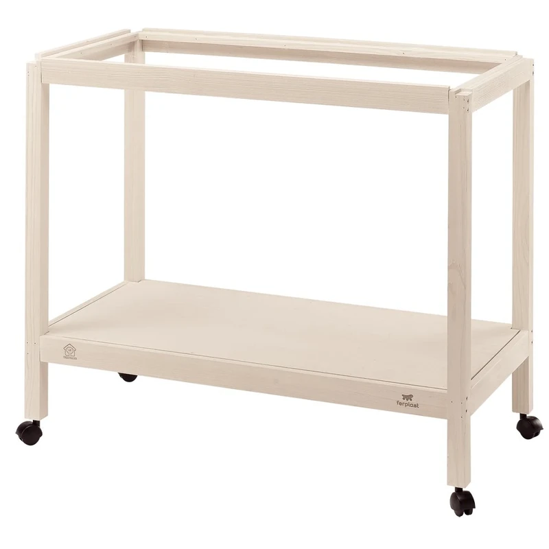 Ferplast Stand Giulietta 6 Bird Cage Wooden Stand, 81 x 41 x 70 cm