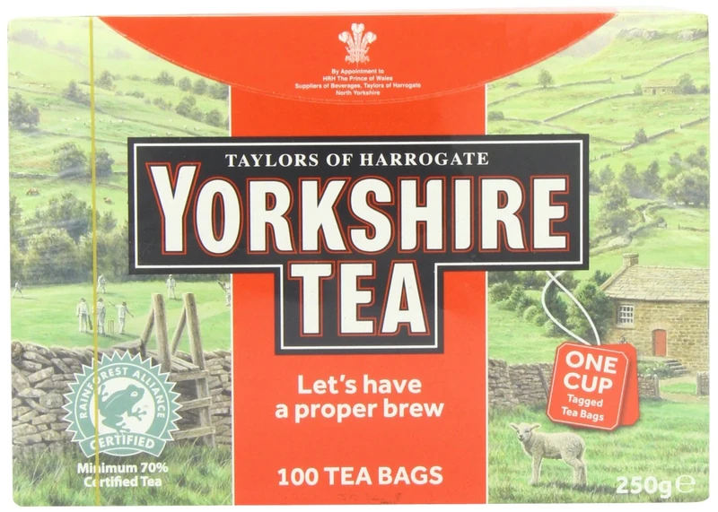 Taylors Yorkshire Tea One Cup String and Tag Tea Bags (Pack of 100)