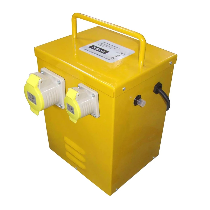Faithfull FPPTRANHEAT Heater Transformer 110V 3kVA Continuous Rating - Image 1