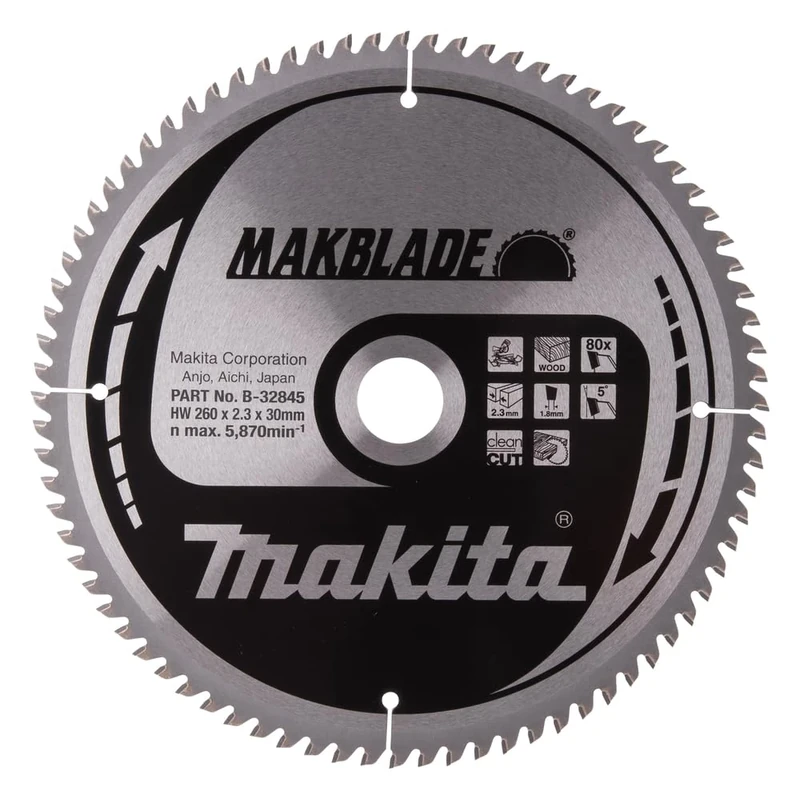 Makita B-32845 Makblade 260x30x80T