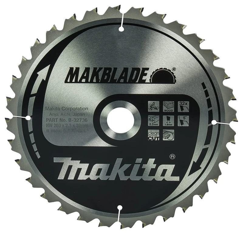 Makita B-32736 Makblade 260x30x32T