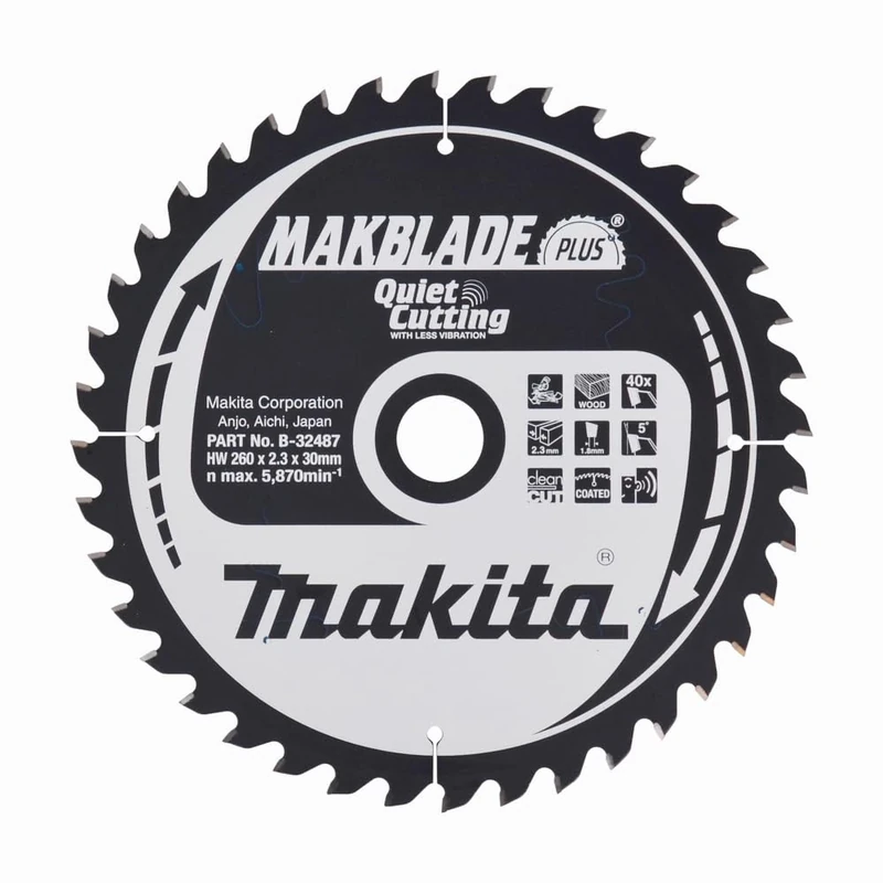 Makita B-32487 Makblade Plus 260x30x40T
