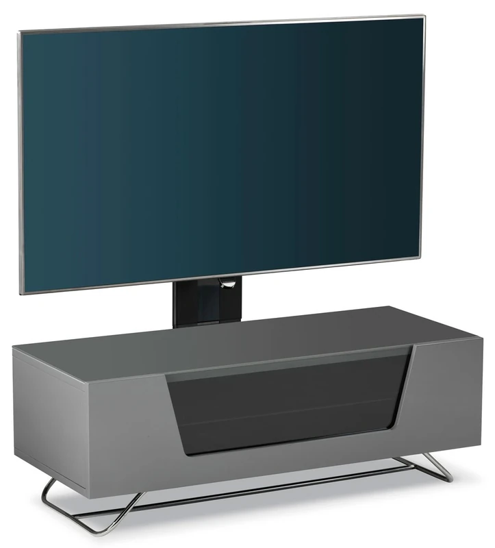 Alphason Chromium 2 1000 TV Cabinet & Bracket - Grey