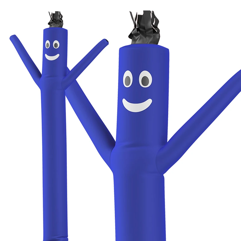 LookOurWay Air Dancers Inflatable Tube Man Attachment - 10 Feet Tall Wacky Waving Inflatable Dancing Tube Guy for Business Promotion (Blower Not Included) - Blue
