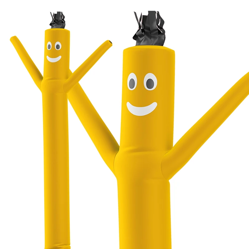 LookOurWay Air Dancers Inflatable Tube Man Attachment - 10 Feet Tall Wacky Waving Inflatable Dancing Tube Guy for Business Promotion (Blower Not Included) - Yellow