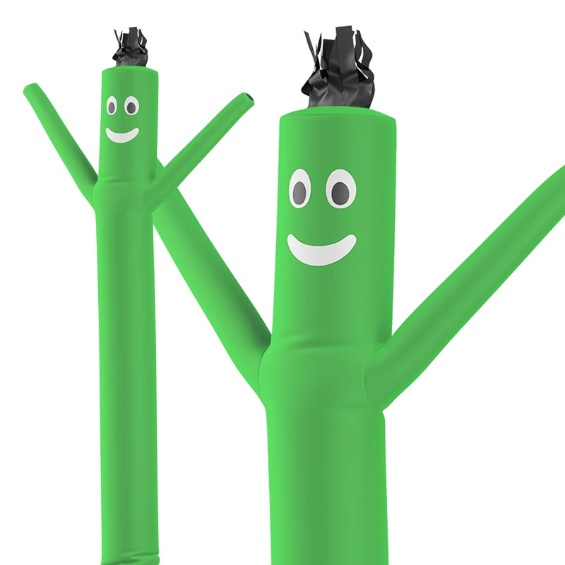 LookOurWay Air Dancers Inflatable Tube Man Attachment - 10 Feet Tall Wacky Waving Inflatable Dancing Tube Guy for Business Promotion (Blower Not Included) - Green